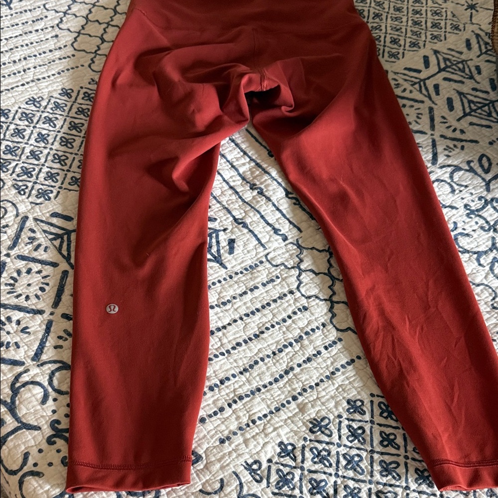 lululemon Burnt Orange Leggings